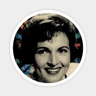 vintage betty white graphic Magnet